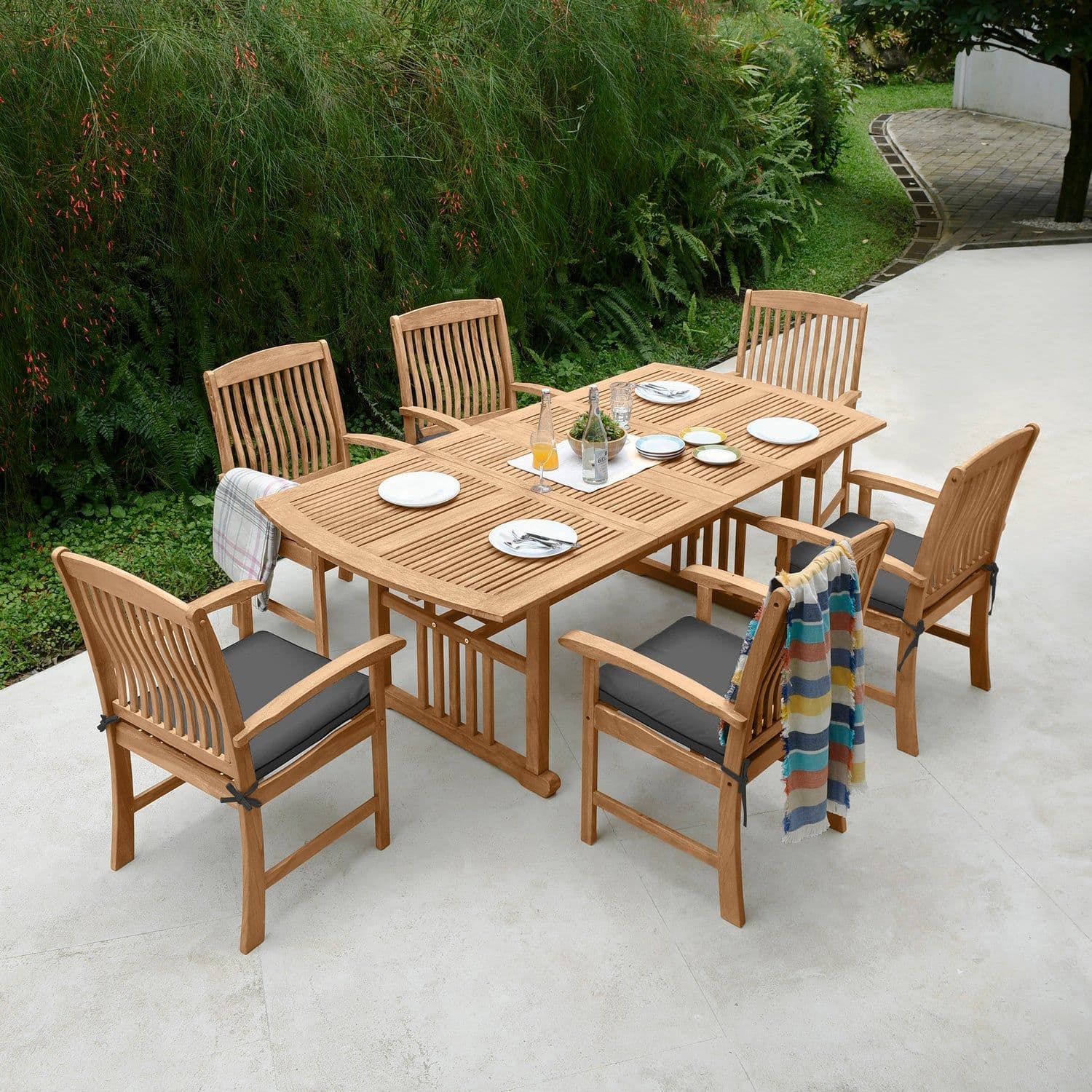 Teak Outdoor Table view 1
